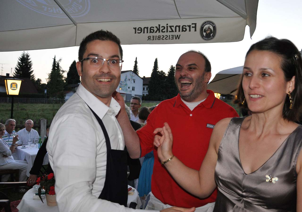 Feste Feiern im Il Brigante
